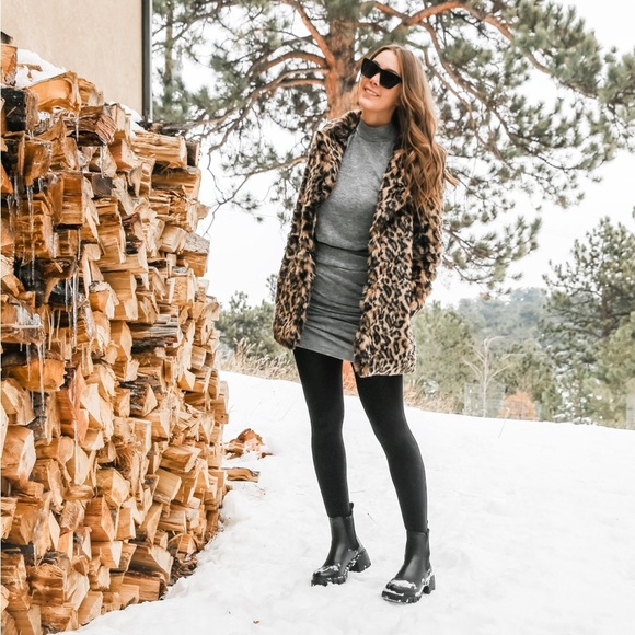 Giani Bini faux fur leopard coat - Picture 7 of 8